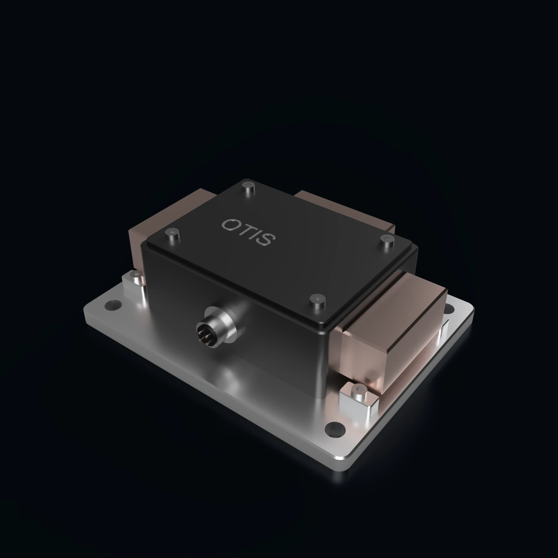 CAD rendering of the HeatRoute thermal-switching assembly concept