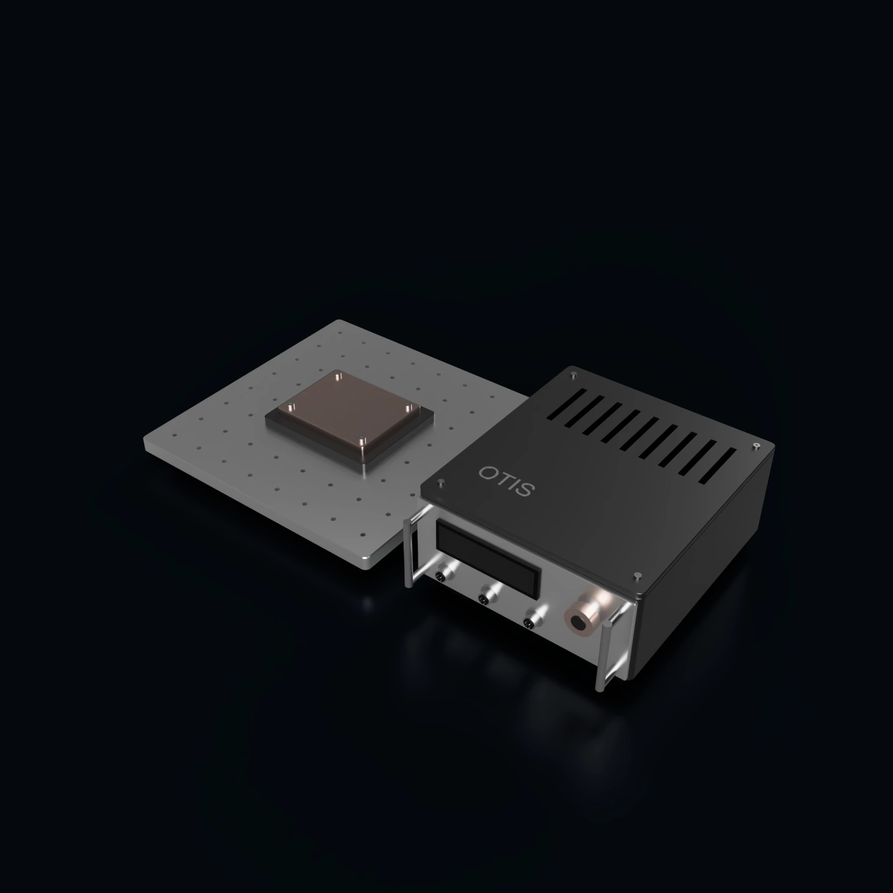 CAD rendering of the OrbitBench thermal test equipment concept